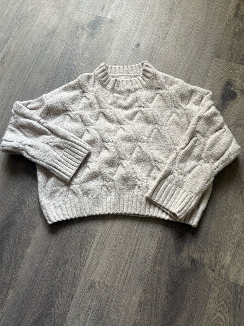 Altar’d State Beige Sweater- Size Adult Medium